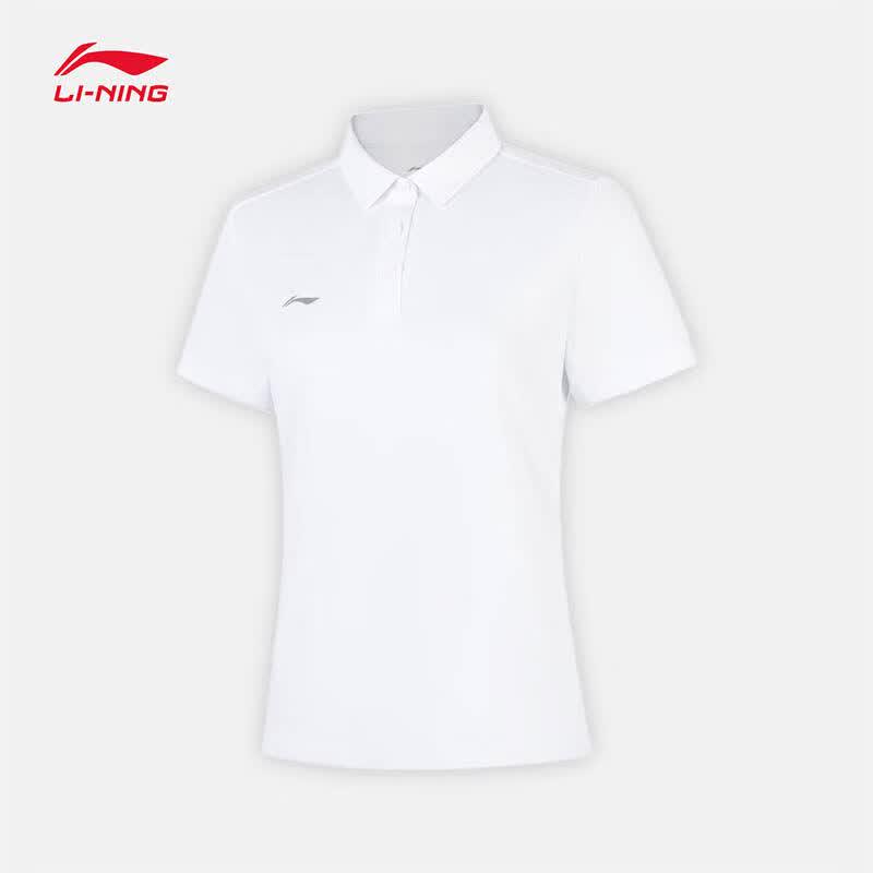 LI-NING Women s Fitness Short-Sleeve Polo Shirt APLV704 S