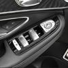 ABS Car Window Glass Lift Button Frame Trim Cover Stickers For Mercedes Benz C GLC Class W205 X253  Auto Interior Accessories