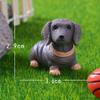 12Pcs Miniature Dog Figurines Miniature Terrarium Crafts Realistic Animals Dogs For Diy Micro Landscape Fairy Garden Accessories