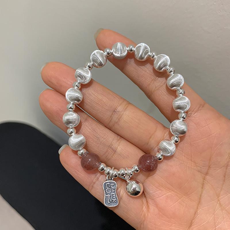 

Guofeng Lucky Nafu Браслет с металлическим шариком, женский, легкий, роскошный, продвинутый, нишевый, индивидуальный, универсальный браслет, ювелирные изделия