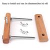 Stretcher Metal Ball Male Sex Toys Scrotum Pendant Ball Wooden Penis Rings Clamp Male Penis Training Testicle Crusher
