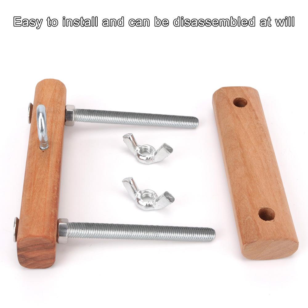 Stretcher Metal Ball Male Sex Toys Scrotum Pendant Ball Wooden Penis Rings Clamp Male Penis Training Testicle Crusher