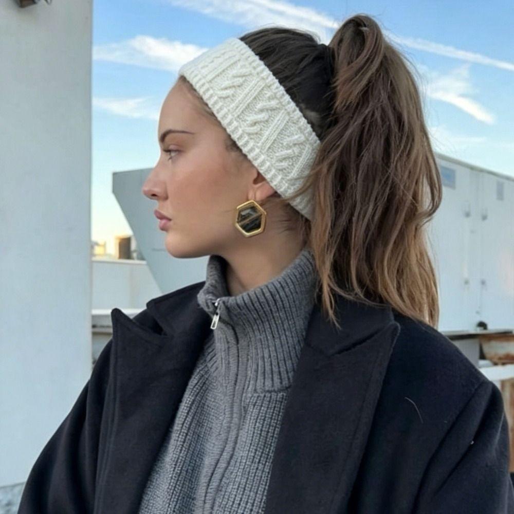 Stretch Fit Ear Warmer Headband Knitted Head Wrap Gifts Knitted Headband Hair Band