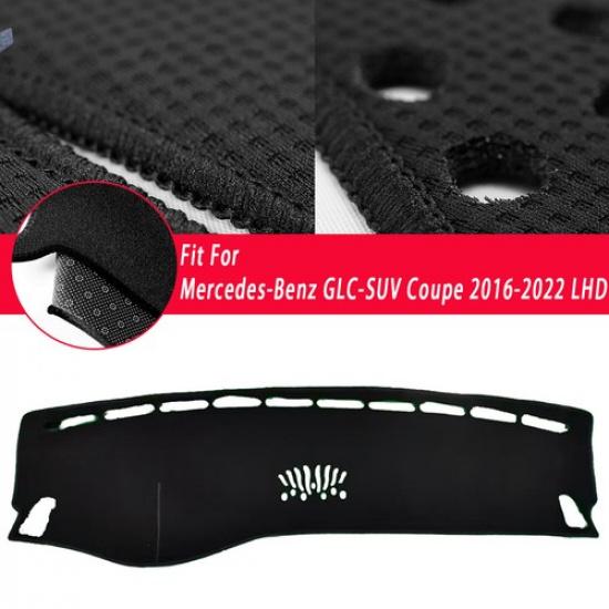 DashMat Dashboard Mat Cover Non-Slip Visor Pad For Mercedes-Benz GLC 2016-