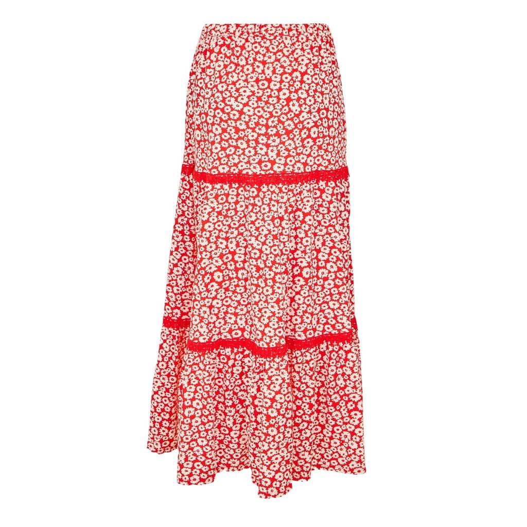 Threadbare Womens/Ladies Aubrie Floral Regular Maxi Skirt