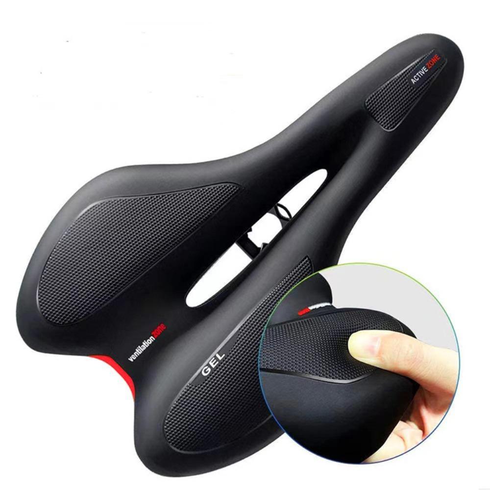 Mountain bike seat bicycle seat cushion comfortable thickened saddle silicone road seat bicycle saddle