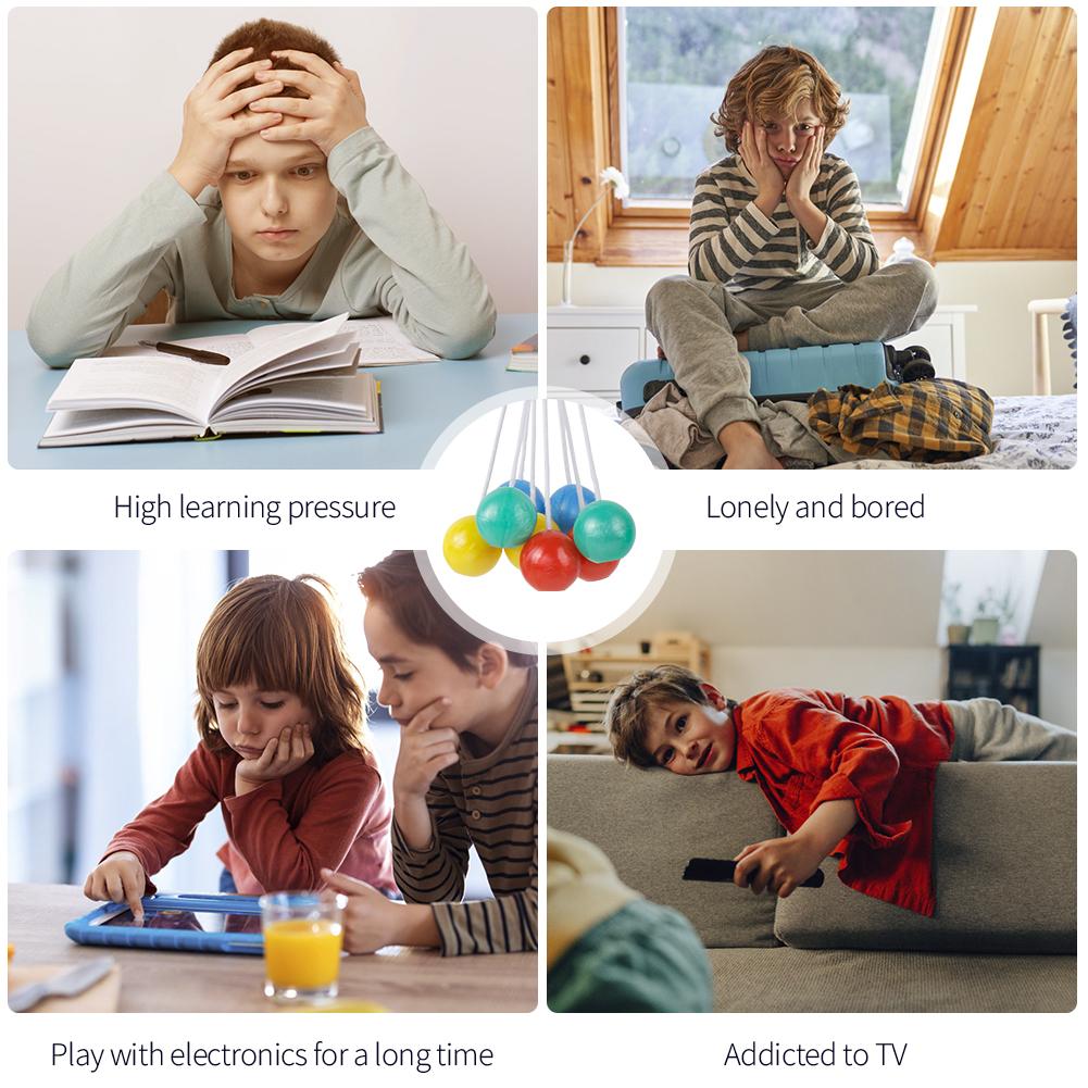 Swinging Collision Ball Lato Swinging Toy String Hanging Ball Children's Sensory Stress Reduction Concentration Improvement