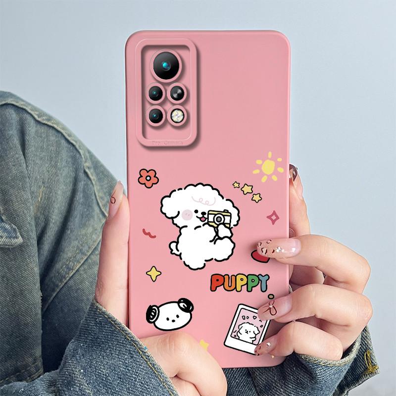 For Infinix Note 11 Pro X697 / Note 11s X698 Phone Case Cover Silicone Sweet Painted Shell Cartoon Funda Printed Casing Coque