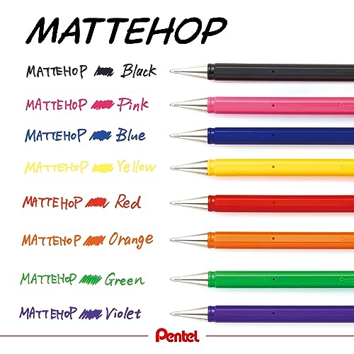 Pentel Color Ballpoint Pen Matte Hop Original 7 Colors K110-V7STA