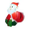 Christmas Santa Claus Built in LED Lean Out from Window Props Air Blow Funny Scene Layout Festivals