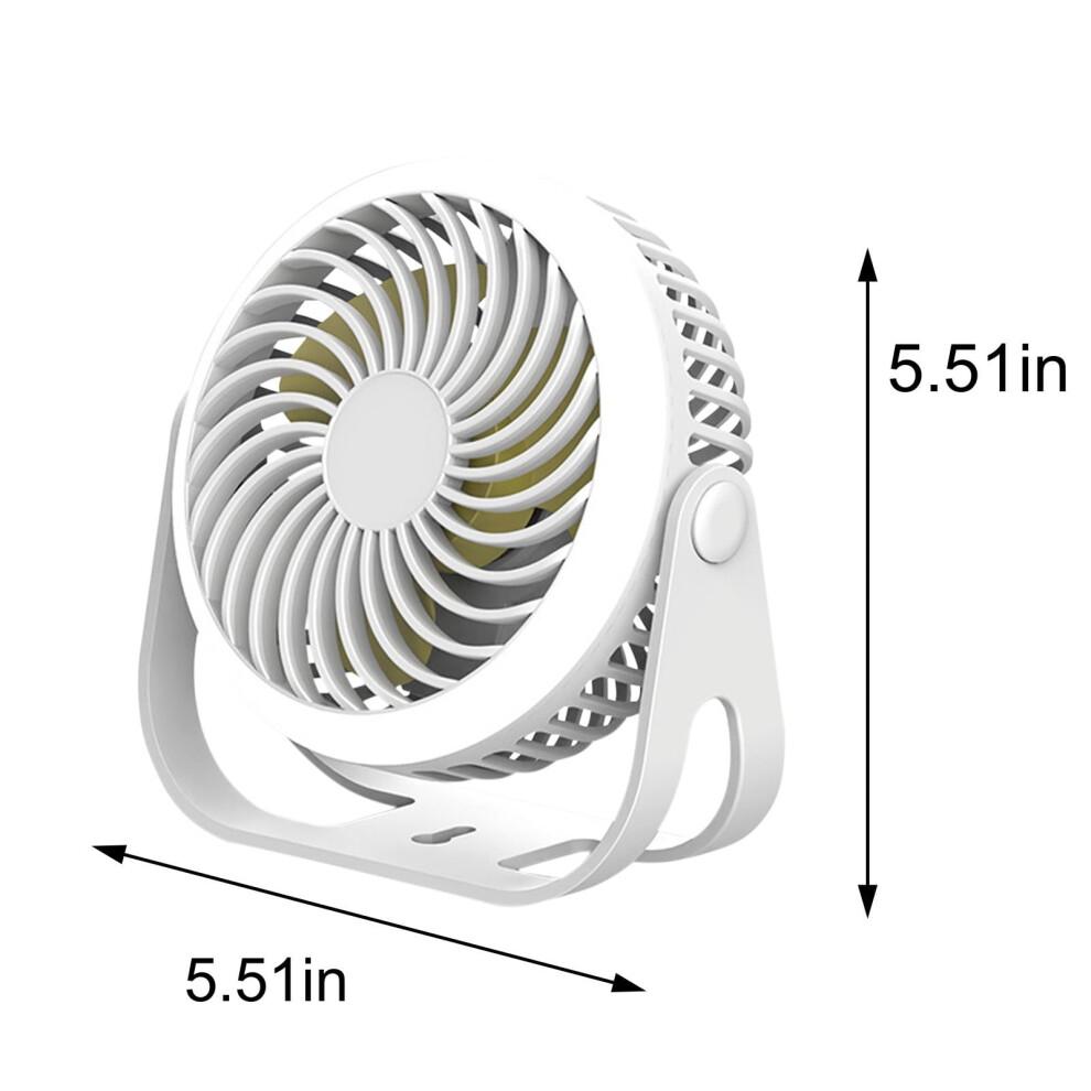 Desk Fan Mini Fan Outdoor Portable Desktop Fan With Night Light High Wind Silent Charging Small Fan