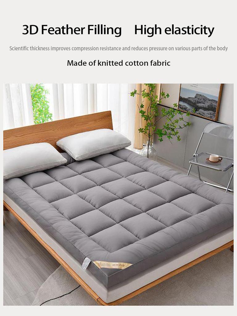 Hotel-Quality Soft Cushion Mattress Pad for Home or Dormitory Bunk Beds