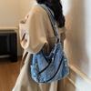 Women's Multi-Pocket Large Capacity Denim Bag Shoulder Crossbody Bag