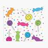 Lollipop Tapestry Colorful Candy Decorative Room Wall Tapestry Kawaii Cute Kids Tapestries Wall Hanging for Bedroom Living Room
