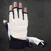 1 Pair Taekwondo Karate Gloves PU Leather Soft Foam Cotton Punch Bag Hand Protector for Sparring Kickboxing
