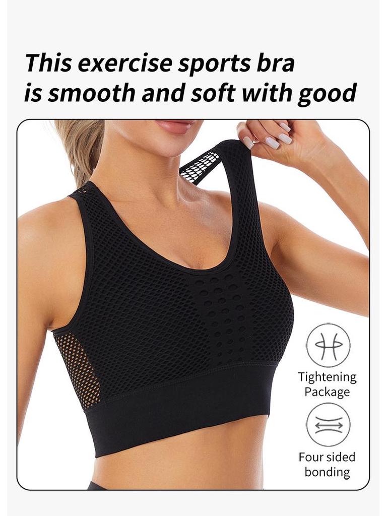 Sport-BH mit Cutout-Rücken in Übergröße: Stoßfest und stilvoll