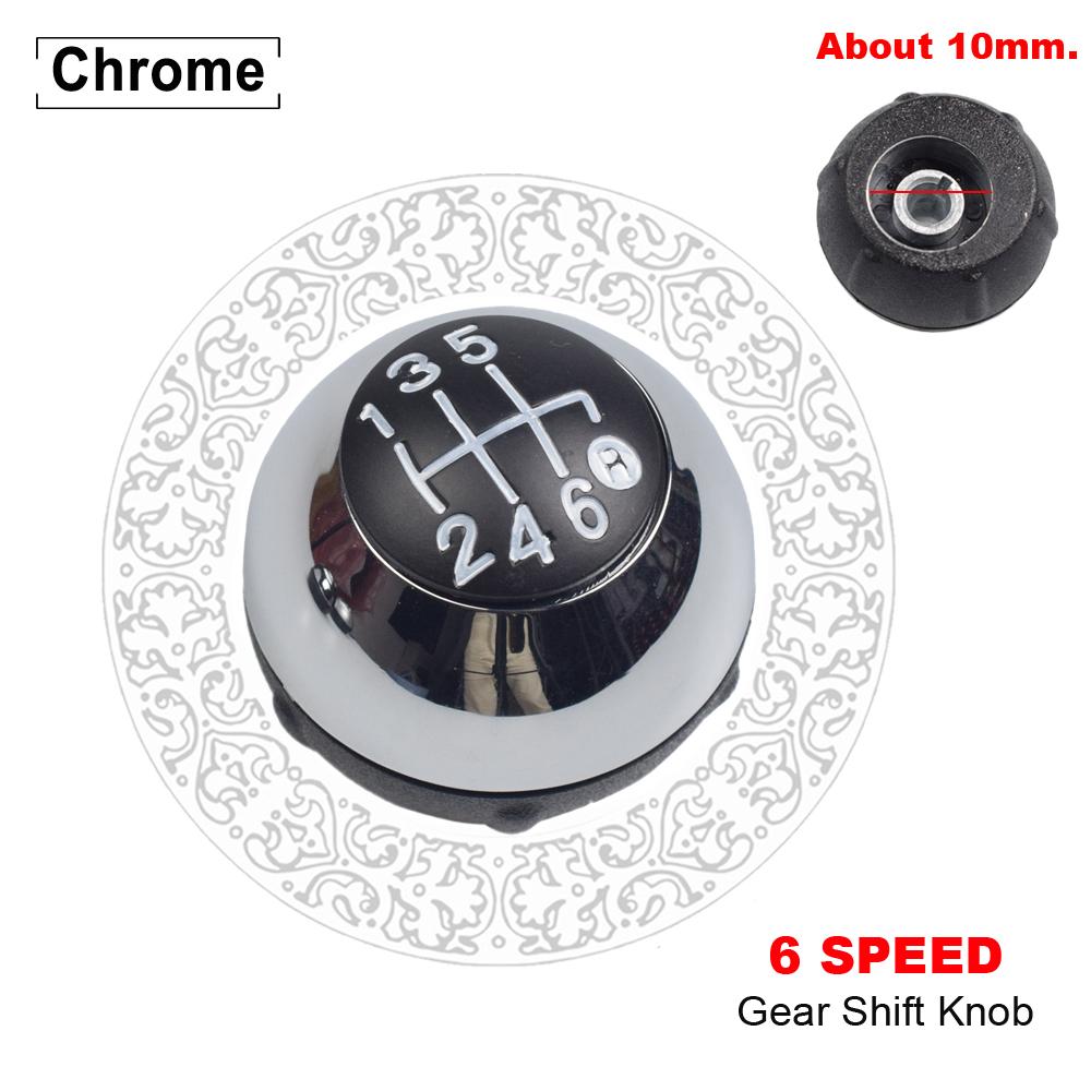 New 5 6 Speed Car Shift Knob Gear Knob For Fiat 500 Car Styling Auto Accessories