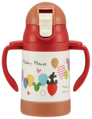 SKATER Mickey Mouse Balloon Hand Straw Stainless Steel Mug Bottle Water Bottle Stainless Steel Bottle 240ml Mickey Disney STWM3