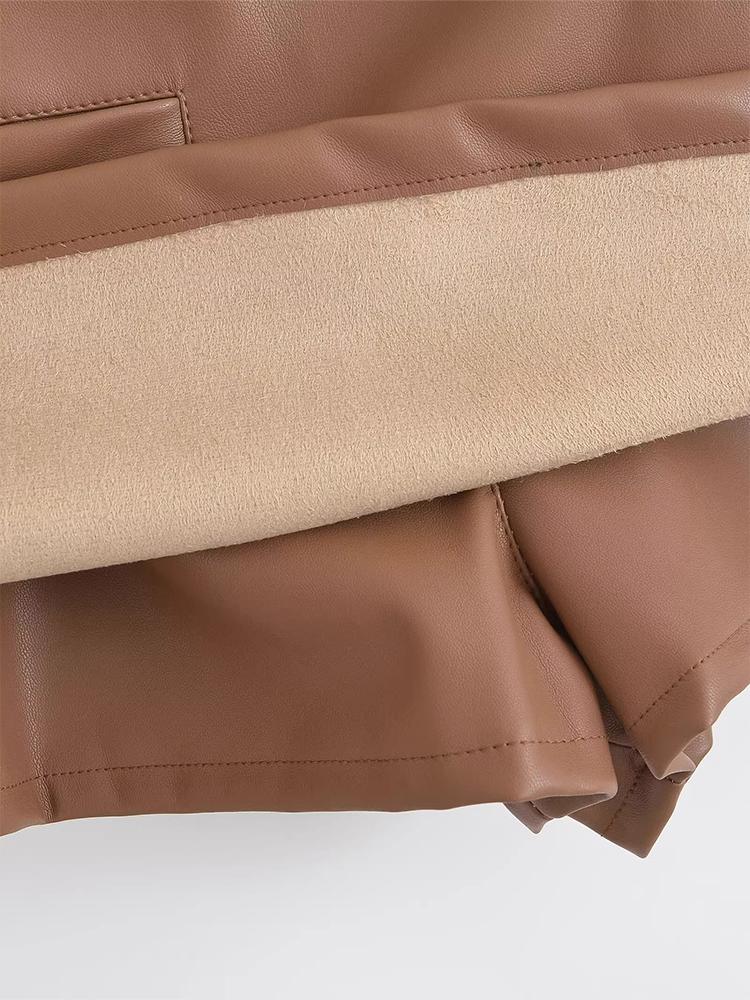 Leather Mini Skirts Summer Women's Y2K Elegant Party Short Skirts Ladies Fashion Casual Office Black Mini Skirts