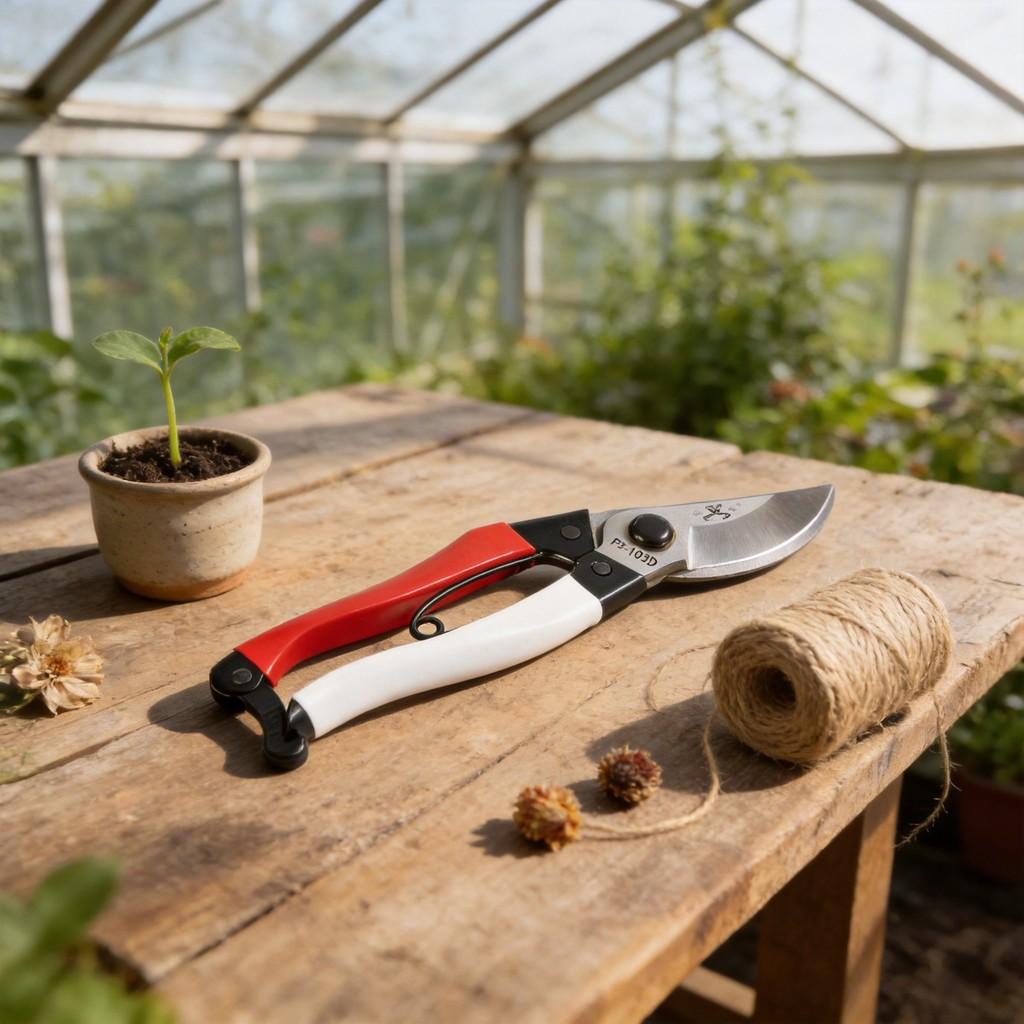 Garden Pruning Shears Handheld Horticulture Tool With Ergonomic Handles For Flower And Tree Maintenance