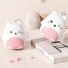 Cute Cartoon Small Bear Portable Double-Layer Compartment Going Out Packed Separately Medicine Storage Plastic Pill Box