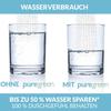 2 Pieces Water Flow Control for Valve Stainless Steel Water Saver for Shower Heads 1/2 Inch Shower Flow Limit Reducer