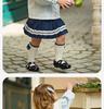 David Bella Girls' Leather Shoes Spring New Baby Single Shoes Sweet Soft Bottom Children's Black Princess Shoes