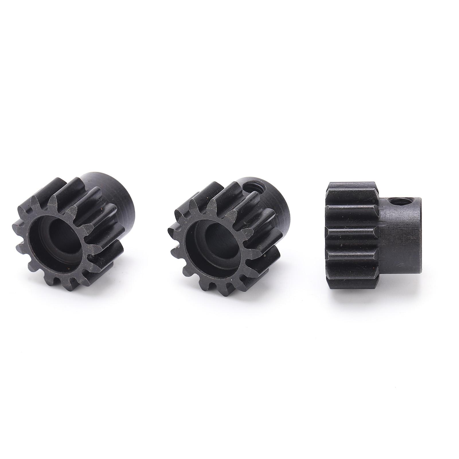 

3pcs RC 8.0mm M1.5 13T Steel Pinion Gear Set for 1/5 1/6 RC Car Brushless Brushed Motor