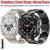 Etui+Pasek do Samsung Galaxy Watch 7Ultra 47mm Metalowa Bransoleta ze Stali Nierdzewnej Metalowa Osłona Ochronna Galaxy Watch Ultra 2025