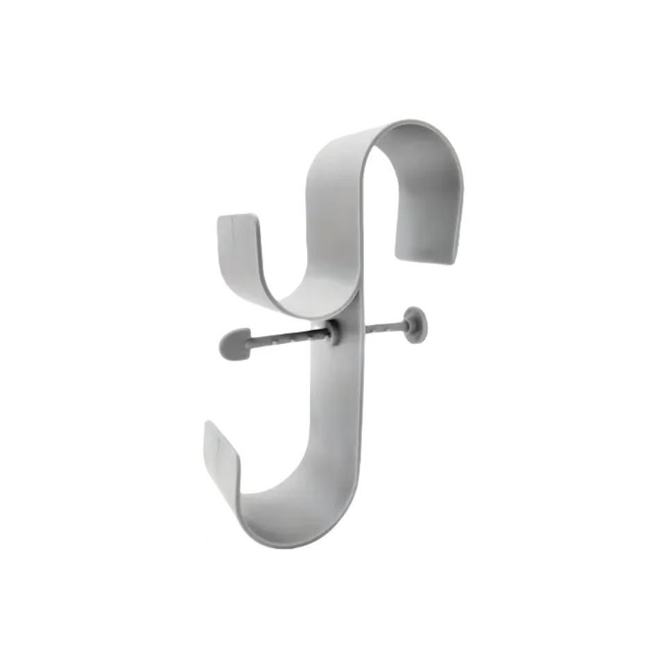 

Кронштейн-крючок для хранения вещей у открытого бассейна, полка для хранения, крючок для хранения, многоцелевые крючки, хранение и организация дома серый