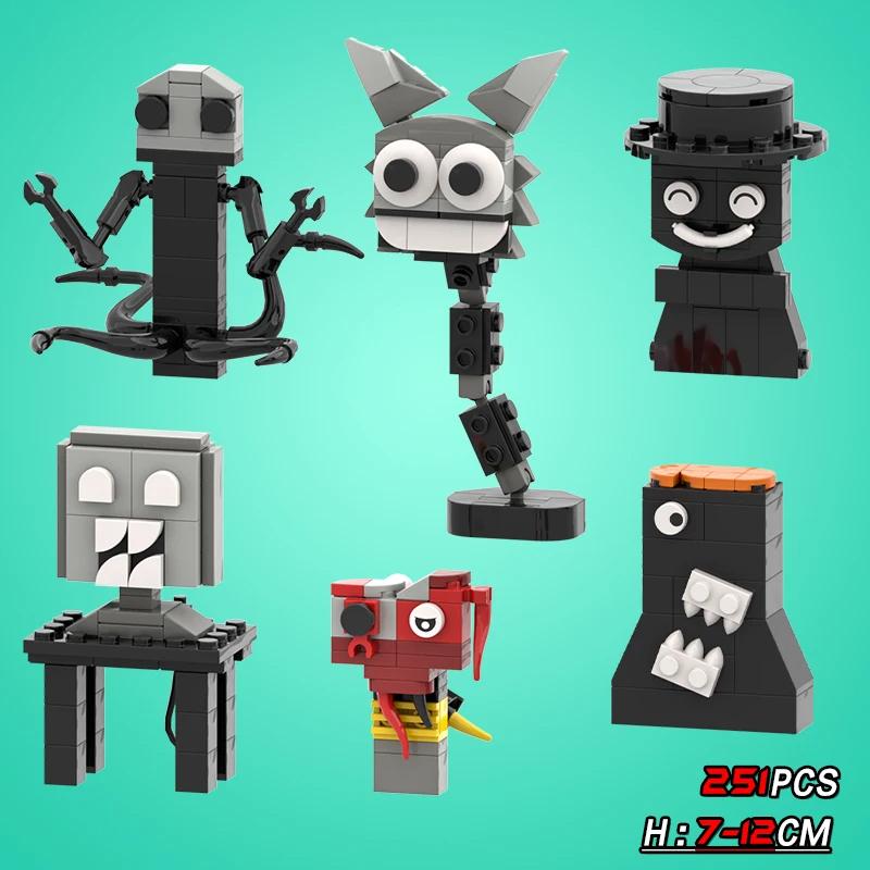 New I Sprunki Figures Building Blocks Dark Horror Sprunki Toy Set Simon Wenda Figure Construction Toy Xmas Easter Gift