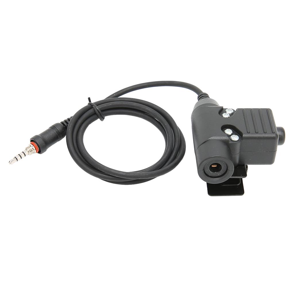 Cască cu Cască Reglabilă pentru Motocicletă, Cască Unilaterală cu U94 PTT pentru Yaesu Vertex VX‑6R