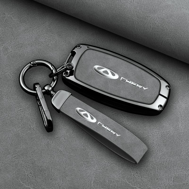 Zinklegierung Leder Auto Schlüsselanhänger Hülle Schutzhülle Für Chery Jaecoo J7 J8 7 Tiggo 8plus 8 5 Plus 7pro Max Omoda 5 C5 Arrizo