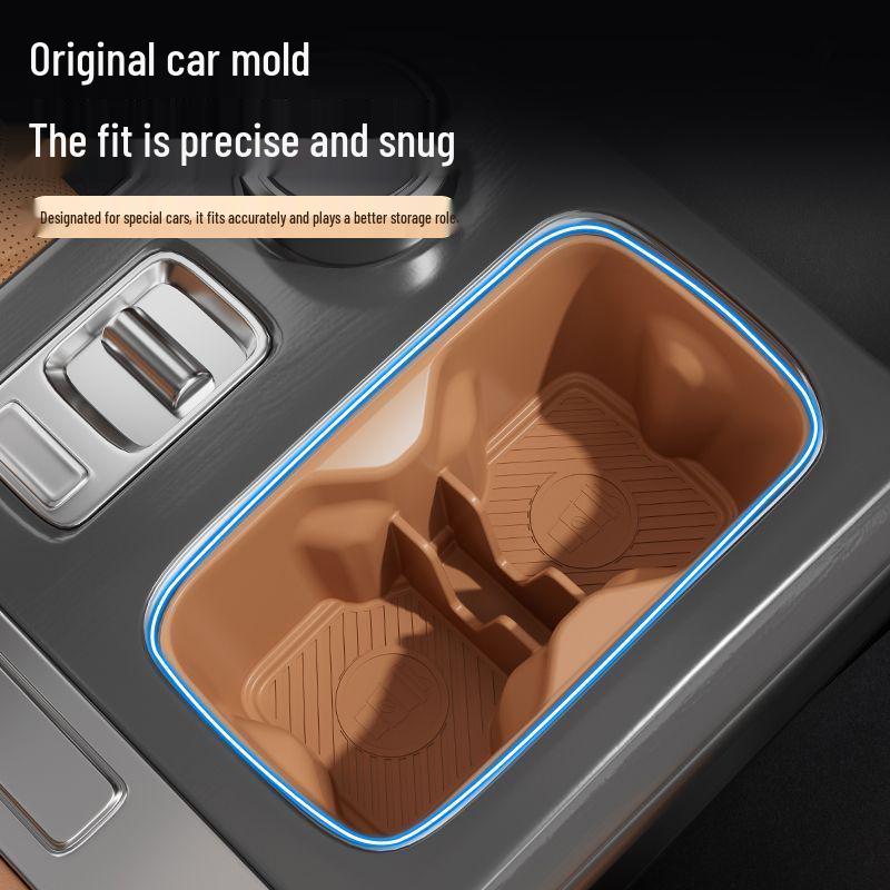 Chery ICAR V27 Cup Holder Silicone Anti-slip Mat for 26 Models - Interior Protective Cover.