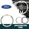 PU Carbon Fiber Leather Car Steering Wheel Cover Car Accessories For Ford Expedition U222 U324 U324N U553