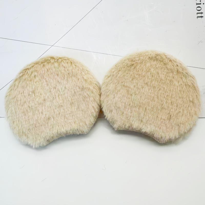 Doppelseitige Große Kaninchenfell Mickey Mouse Ohren Niedliche Handgemachte Haar-Accessoires Stirnband