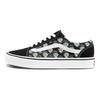 Vans ComfyCush Old Skool Scribble Flower Unisex Sneakers Black Daisy VN0A3WMA49K
