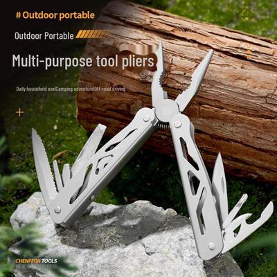 All-Steel Multi-Function Folding Knife and Pliers - Portable Home Emergency Tool