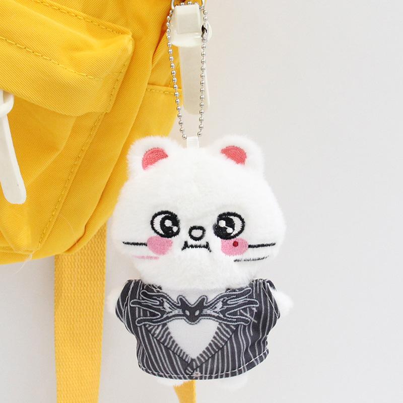 New Stray Kids Plush Keychain Plush Doll Halloween Fang Can Li Longfu Same Doll Boy And Girl 's Festival Gift