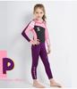 Girls' Long Sleeve 2.5MM Wetsuit: Thickened, Warm, UV-Protected One-Piece for Surfing and Snorkeling