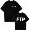 2026 New Ftp Printed T-shirt Men's Clothing Harajuku Rap Styles Music Short Sleeve Casual Clothes Summer T Shirt
