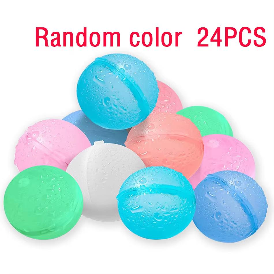 Swimming Pool Reusable Water Balloons Refillable Water Balloon Quick Fill Self Sealing Water Bomb Splash Balls for Kids Gifts