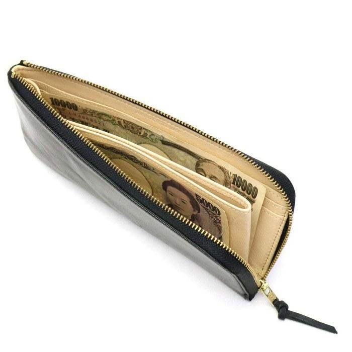 [Porter] PORTER SOAK Long Wallet 101-06055 Black (10) 7.9 x 3.9 x 0.8 inches