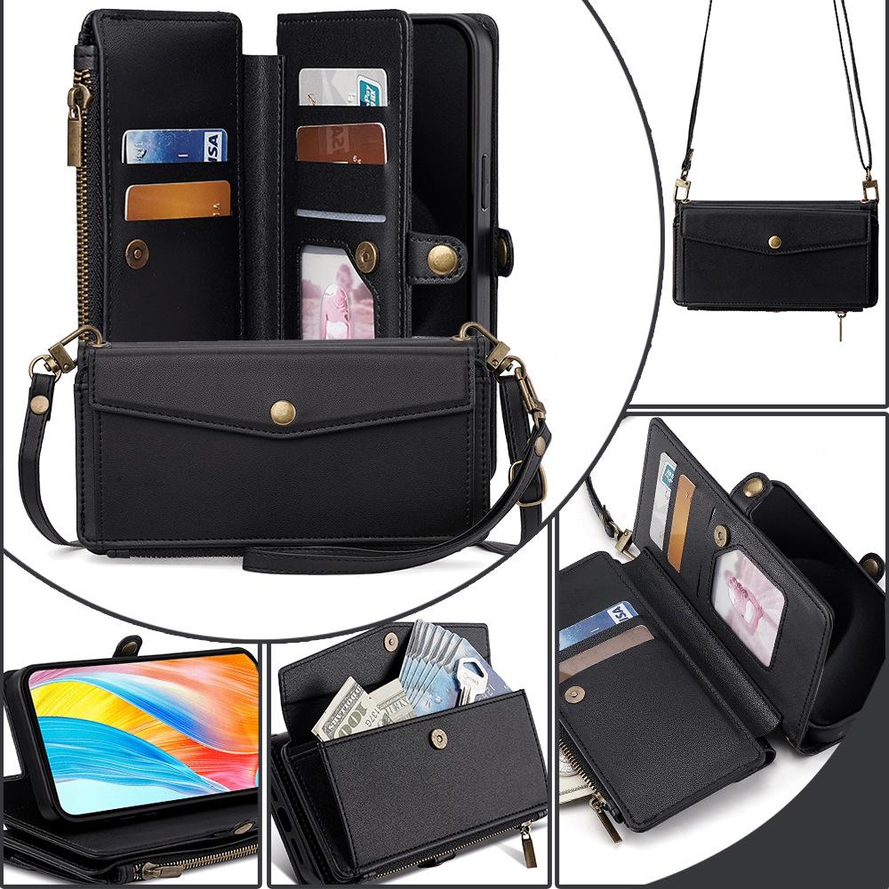 OPPO A3 Pro Wallet Case for A54 4G, A94 5G - Flip Leather Cover