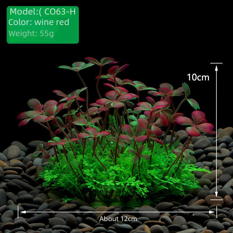 CO-H Aquarium Landscape: Artificial Water Plant for Fish Tank Decoration