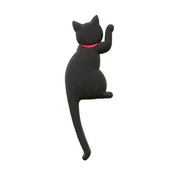 Strong Magnetic Cat Tail Fridge Magnet Hook - Creative Japanese Cartoon Design