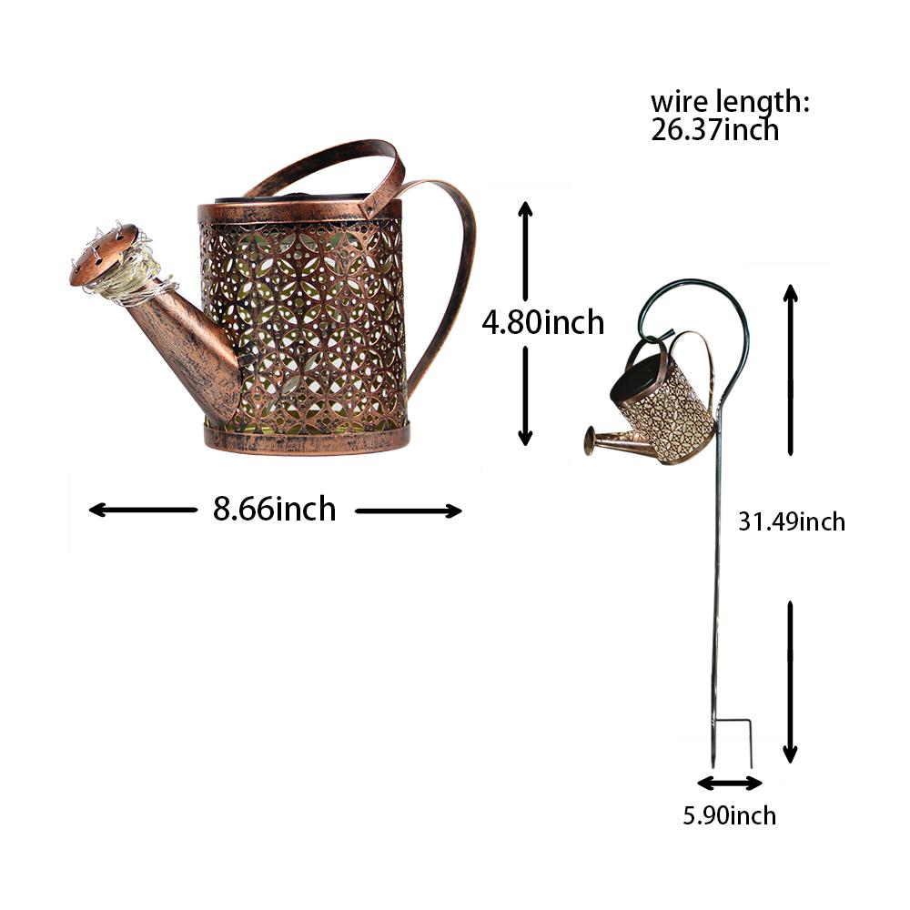 

Солнечные садовые фонари уличные подвесные лейка фонарь ретро светодиодные солнечные фонари патио двор газон дорожка терраса украшения