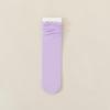 Women's Summer Ruffled Ice Silk Socks – Breathable, Comfortable, Mushroom Edge, Solid Color Slouch Socks