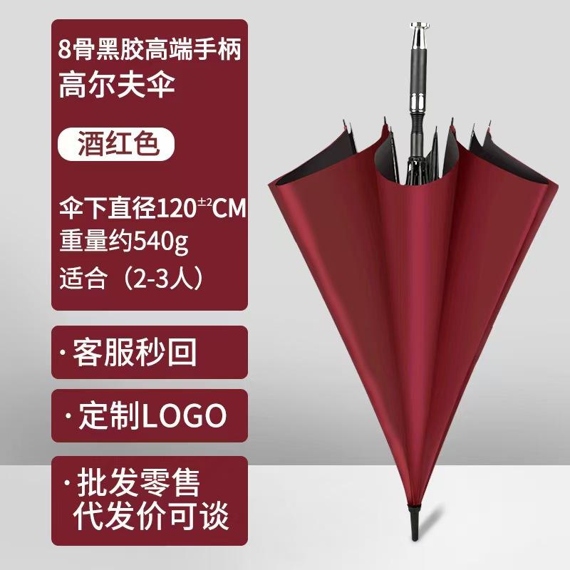 Automatic broken window umbrella wholesale vinyl sunscreen unisex advanced business advertising umbrella can be customized printing LG
