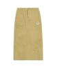 MARK GONZALES Women'S Cotton Long Skirt - Beige